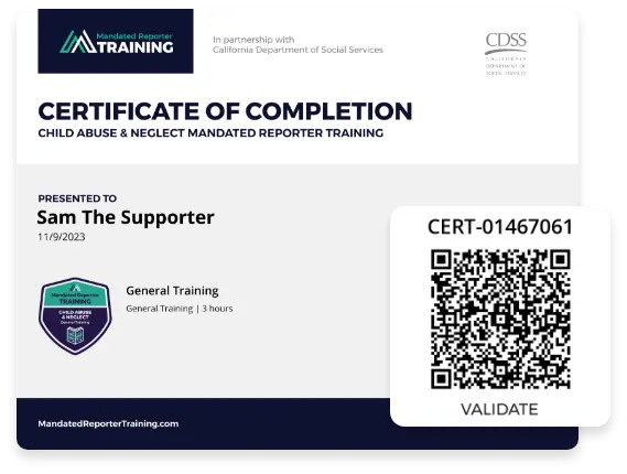 A screenshot of the Massachusetts page on the MandatedReporterTraining.com website.